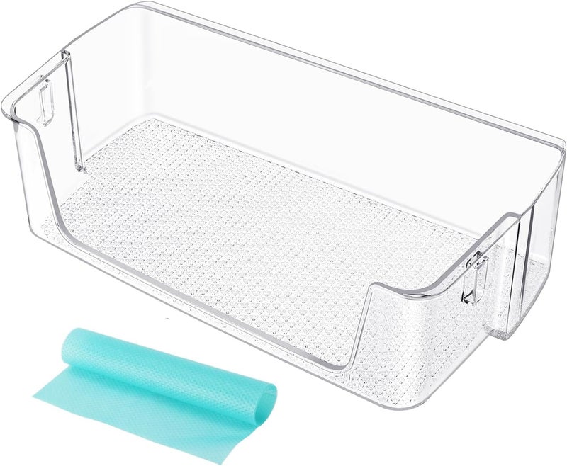 Fetechmate UPGRADED DA63-09775A DA97-20984A Refrigerator RIGHT Door Shelf Bin Fit for Sam-sung RF27T5201SG, RF27T5201SR, RF28T5001SR, RF28T5021SG Refrigerator Door Shelves By - 3 Year Free Replacement - Image 1